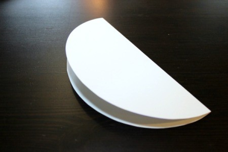 fold template in half