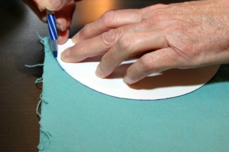 trace template on flannel