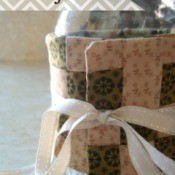 Making a Mason Jar Cozy