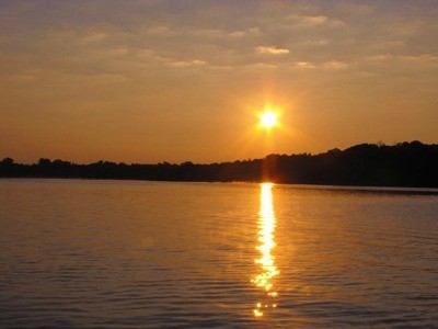Sunrise of the lake.