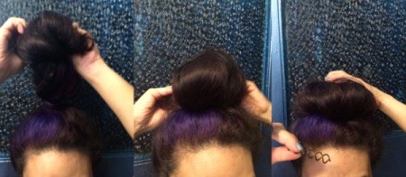 Turn Old Sock Into Hair Volumizing Bun