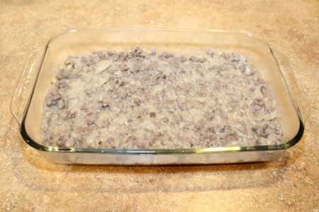 gravy in casserole pan