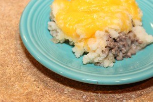 upclose of casserole