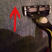 Sharpen Razors with Denim