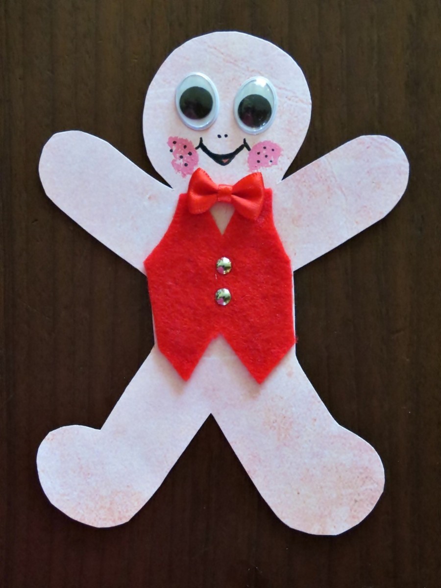 Gingerbread Man Card | ThriftyFun