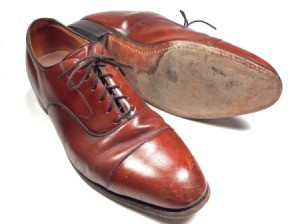 Scuffed Leather Shoes