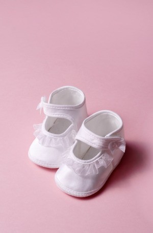 Satin Baby Shoes