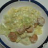 Scalloped Cabbage with Smoked Sausage