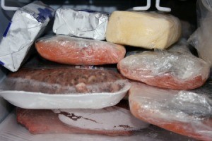 Meat in Freezer