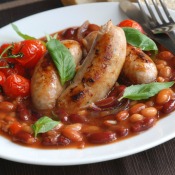 Smoked Sausage Dinner with Beans
