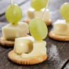 Cracker Cheese and Grape Appetizer