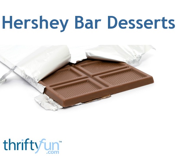 Hershey Bar Desserts ThriftyFun