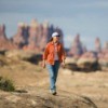 Woman Hiking in Utah