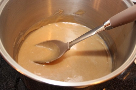 stir until thickened