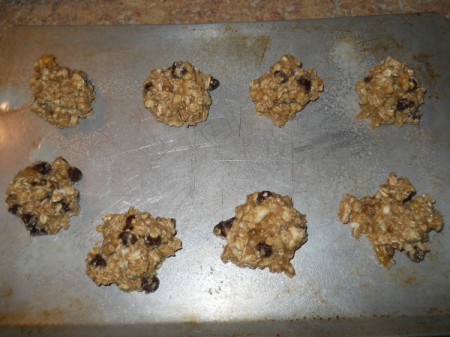 cookies on sheet before baking