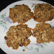 Finished cookies on a plate.