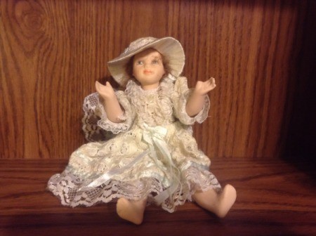 Front view of doll.
