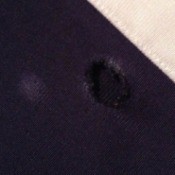 Repairing Holes in Nylon Sweatpants