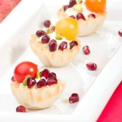 Phyllo and Pomegranate Desserts