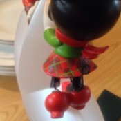 Broken Minnie Mouse ornament.