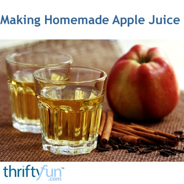 Making Homemade Apple Juice | ThriftyFun