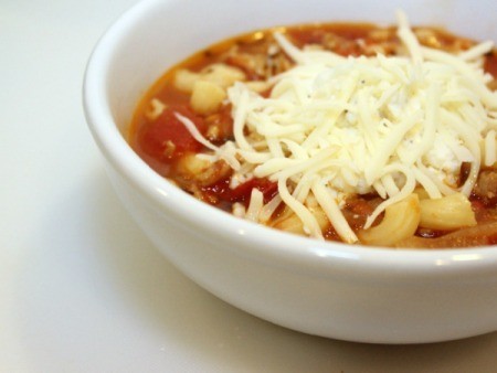 cheesy lasagna soup