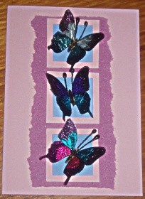 Foil Butterfly Cards