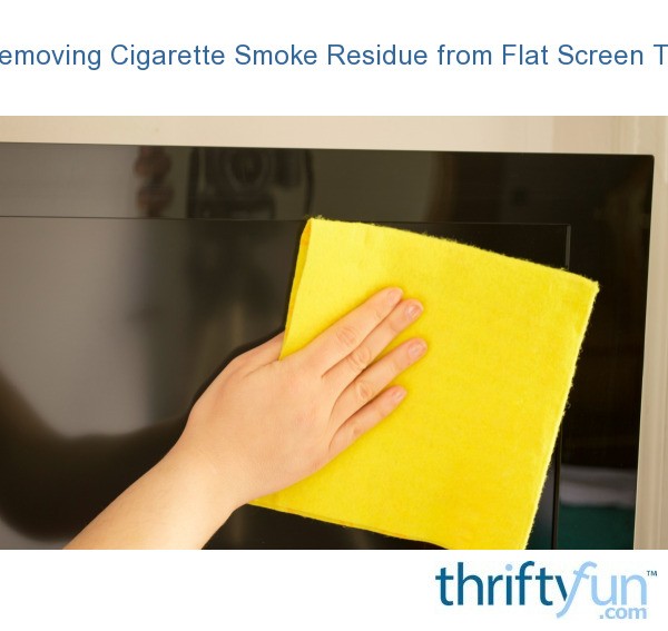 smoke remover film Cigarette from Residue Screen Smoke Flat TV Removing