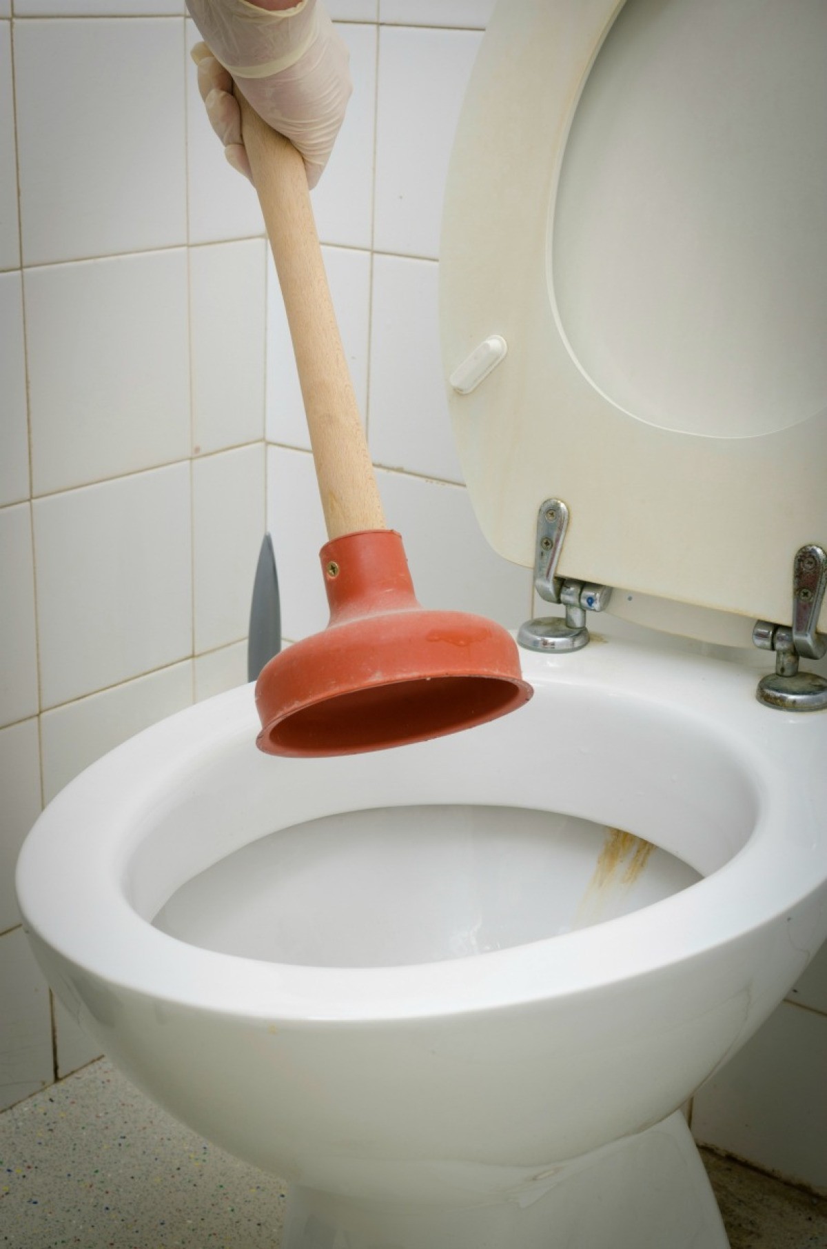 Plunging Clogged Toilet Backs Up Into Sink? ThriftyFun