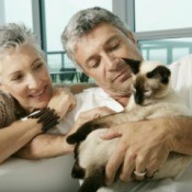 Couple with Their Pet Cat