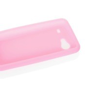 Pink Silicone Cell Phone Case