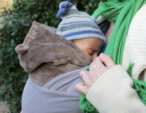 Baby in Sling Carrier