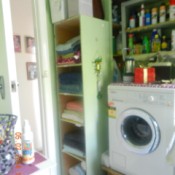 Photo of laundry area.