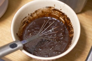 Mixing Soda Cake