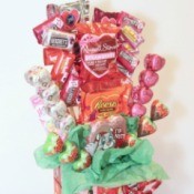 valentines day candy bouquet