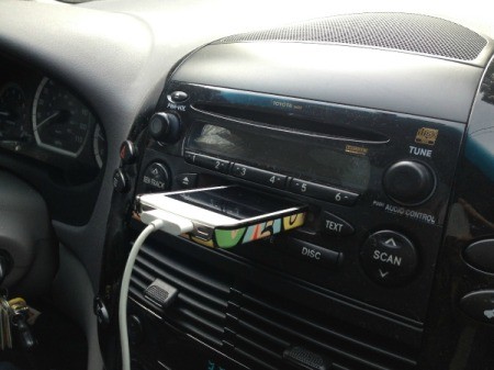 Tape Deck as iPhone Holder