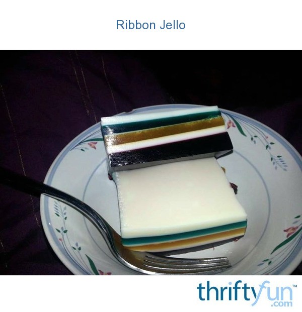 Ribbon Jello ThriftyFun