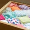 An organized underwear drawer.