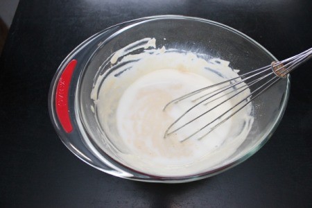 Making Crepes - Mixing.