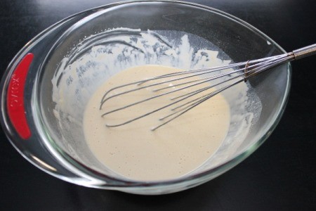 Making Crepes - Mixing.