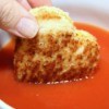 dipped grilled cheese heart