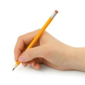 Hand Writing With Pencil