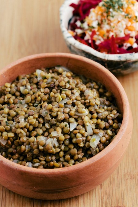 Lentil Bean Side Dish