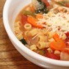 minestrone soup in bowl 2