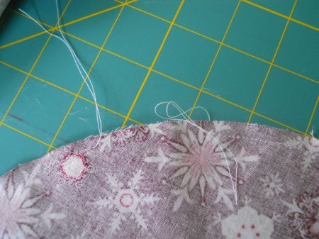 Opening for turning the circle.