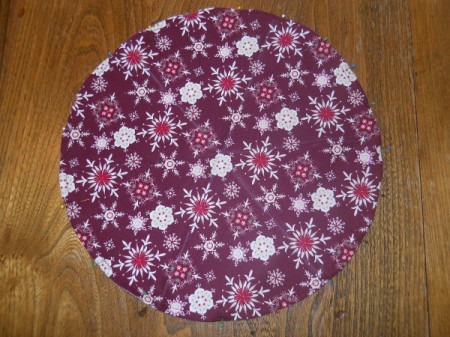 Chalk lines for sixths.