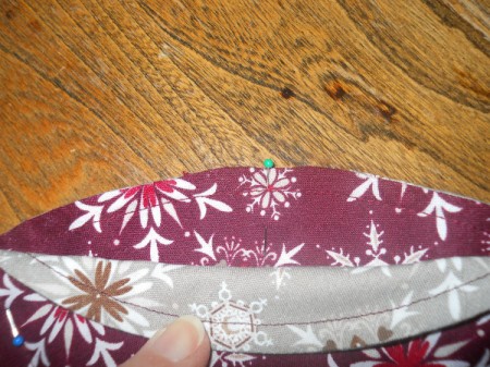 Pin on layer two marking the center of the sixths.