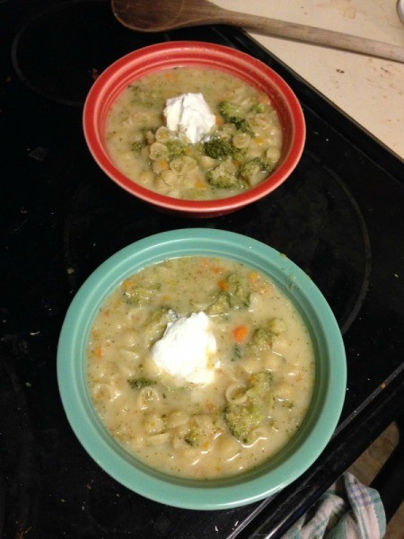 Broccoli Mac Soup