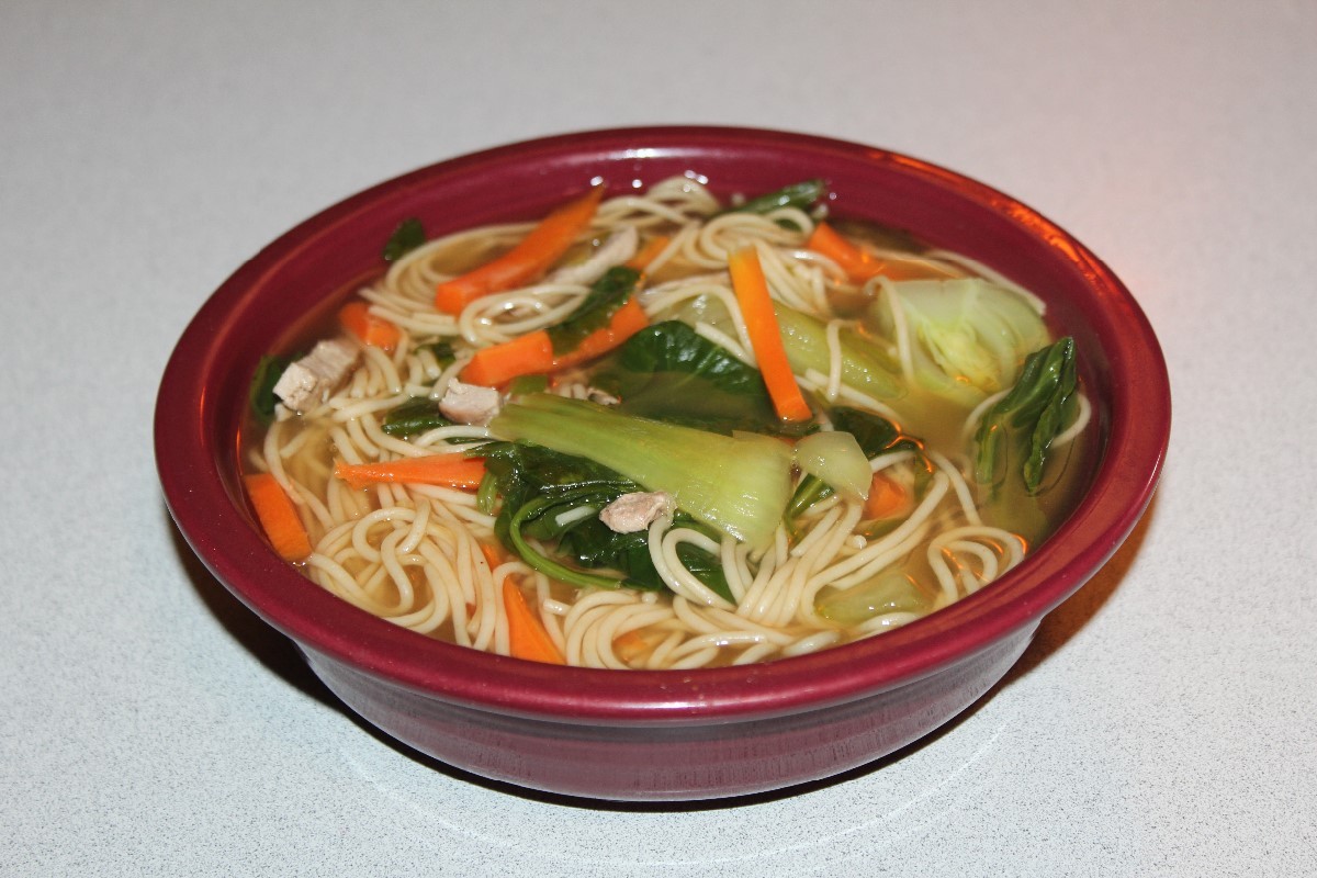 noodle Asian soup pork