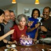 Adults at Birthday Party